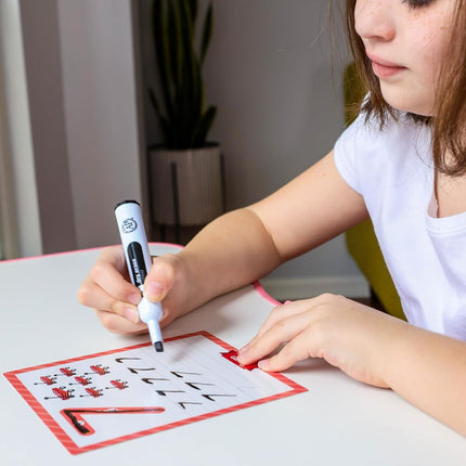 Alphabet & Number Tracing Cards, Reusable, Dry Erase, Upper & Lower Case, 31 Large Reusable Cards, Repetitive Tracing Alphabet and Number Cards, Improve Writing Skills, Flash Cards