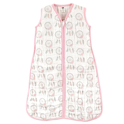 Hudson Baby Unisex Baby Muslin Cotton Sleeveless Wearable Sleeping Bag, Sack, Blanket, Dream Catcher, 12-18 Months