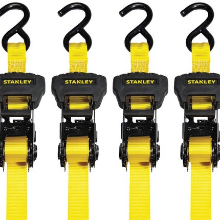 Stanley S1006 Black/Yellow 1" x 14' Ratchet Tie Do