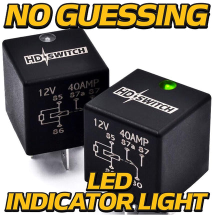 (Lot de 2) Relais étanche HD Switch avec mise à niveau LED remplace John Deere RE68327 310E 410D 500 710D 335 435C 437D 660D 2755 9120 9230 9330 9410 9430 9460 9510 9530 9560 9630 Graisse diélectrique incluse