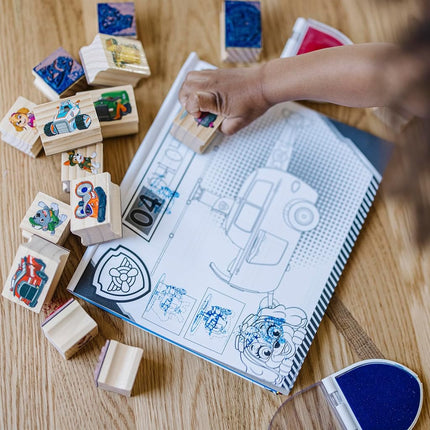 Melissa & Doug PAW Patrol Wooden Stamps Activity Set With Markers