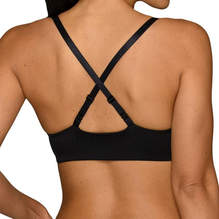 Vanity Fair Women's Illumination Front Closure Bra, 3-Way Convertible Staps, Lightly Lined Cups Up to Dd, Opaque, Black, 36B