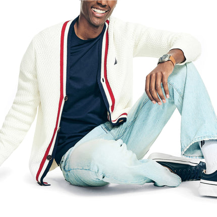 Nautica Men's Relaxed Fit Denim Jeans, Ocean Shallows Wash, 30W x 32L