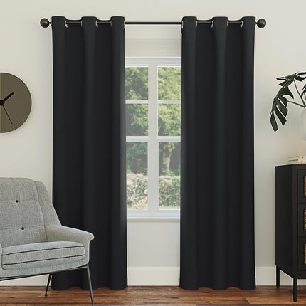 Sun Zero Easton Energy Saving Blackout Grommet Cur