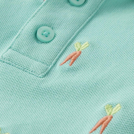 Gymboree Boys and Toddler Short Sleeve Polo Shirt, Sea Kiss, 12