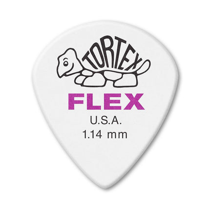 Jim Dunlop 466P1.14 Tortex Flex Jazz III Xl Picks, 1.14 mm, Set of 12 Pieces