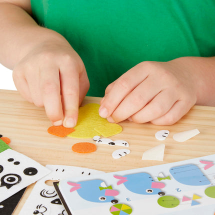 Melissa & Doug 9420 On The Go Felt Friends Craft Activity Set with 188 Felt Stickers