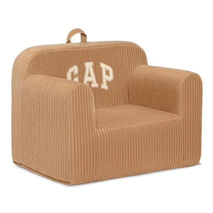 Delta Children babyGap Ribbed Velour Chairs - Greenguard Gold Certified, Brown