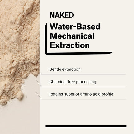 NAKED Pea - 2LB 100% Pea Protein Powder from North American Farms - Unflavored Vegan Pea Protein Isolate - Plant Protein Powder, Easy to Digest - 30 Servings