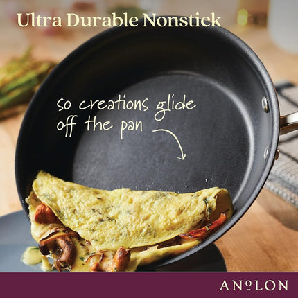 Anolon Advanced Home Nonstick Skillet Twin Pack 26/32cm Moonstone