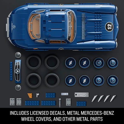 Mattel Brick Shop Hot Wheels Mercedes-Benz 300 SL Building Toy Kit