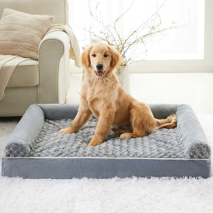 BFPETHOME Orthopedic Washable XLarge Dog Bed for Senior Dog Cozy Sleep