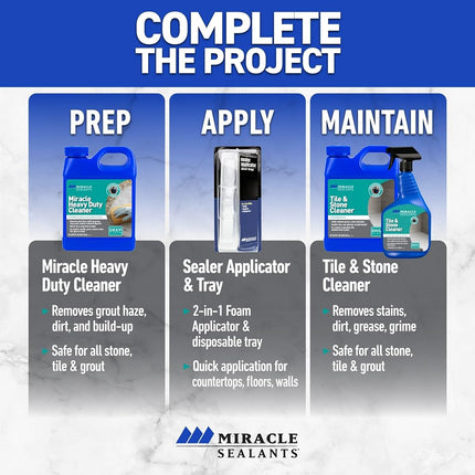 Miracle Sealants APLTRAY8 Mira Brush Applicator & Tray, Single