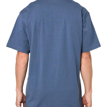 Dickies Men's Big & Tall Heavyweight Crew Neck Short Sleeve Tee, Retro Indigo, S