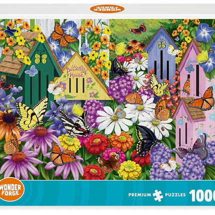 Wonder Forge Garden Neighbors 1000 Piece Jigsaw Puzzle for Adults | Unique, Perfectly-Fitting Pieces | Fun, Vibrant Imagery | Amazon Exclusive