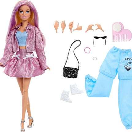 ​Barbie Deluxe Style Doll in Metallic Pink Barbiec