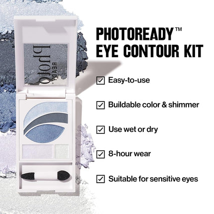 Revlon PhotoReady Eye Contour Kit Purple Palette, 520 Watercolors, 2.8g