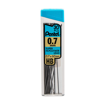 Pentel Twist-Erase CLICK (0.7 mm) paquete de 6, con minas (0.7 mm) paquete de 2