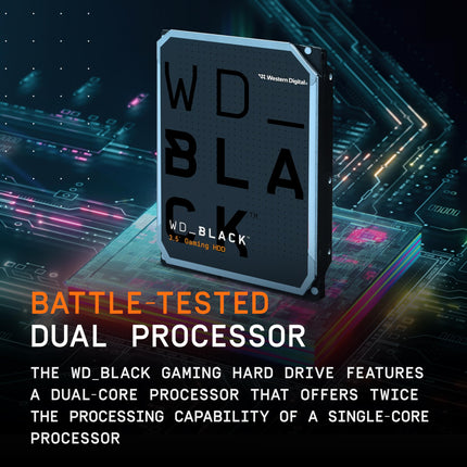 WD_BLACK 4 TB HighPerformance 3.5" Internal Gaming Hard Drive, 7200 RPM Class, SATA 6 GB/s, 256MB Cache