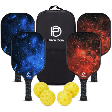 DULCE DOM Pickleball Paddles Set of 2/4, 4 Indoor 