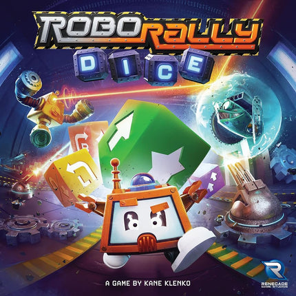 Renegade | Robo Rally Dice | Standalone Dice Game, Compatible With Robo Rally, Real-Time Programming, Robot Racing, Upgrades And Factory Gameboards | 2-4 Players | 30-45 Minutes