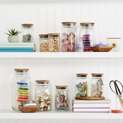 Ball Jar Wooden Storage Lids