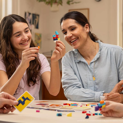 Asmodee Brick Like This! The Official LEGO Party Game - A fast, fun, building game for families, kids, teens, adults – Play in 15mins, with 2-8 Players, Ages 7+, English Version