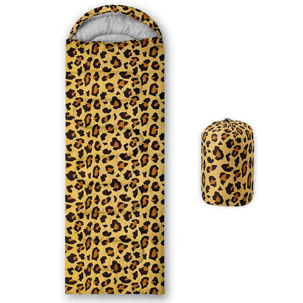 QOOMO Leopard Printed Waterproof Sleeping Bags for
