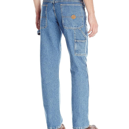 Red Kap Men's Loose-Fit Dungaree Jean Stonewash