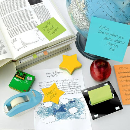 Post-it Super Sticky Die Cut Star, 150 Sheets - Assorted Colours 7350-STR