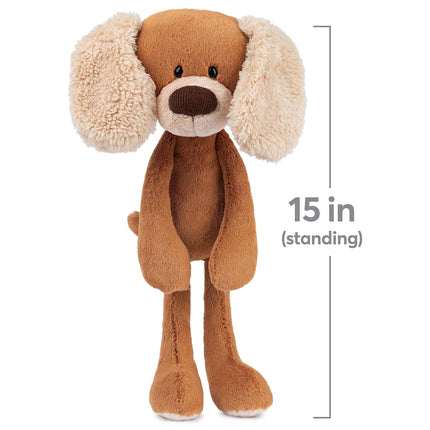 GUND Take-Along Friends, Masi el perrito de peluche, para mayores de 1 año, marrón/crema, 38 cm