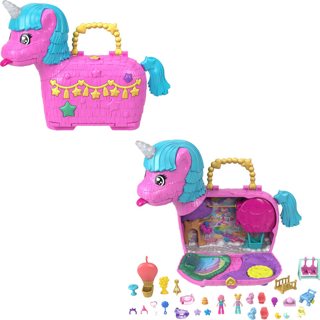 Polly Pocket Dolls & Playset with Pets & 25+ Surpr