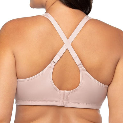 Sujetador sin aros de figura completa deportivo para mujer Vanity Fair 71500, cuarzo transparente, 38DD