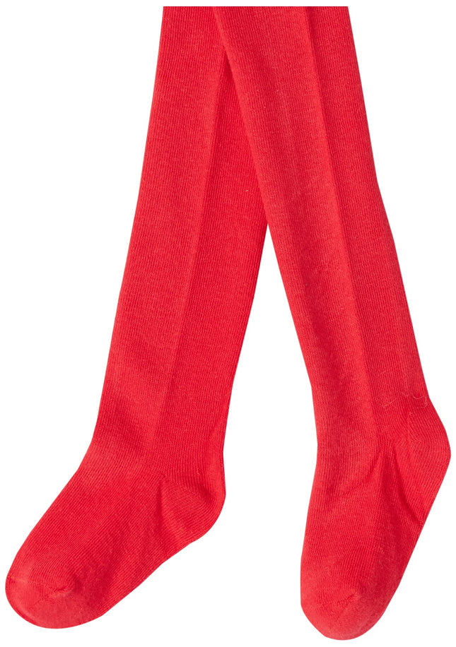 Collants bébé fille Hudson Baby en coton riche, rouge marine, 0-9 mois