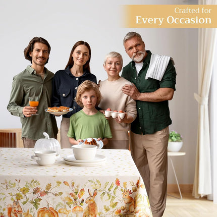 Maison d' Hermine Table Cloth Rectangle Table Reusable 100% Cotton 60"x120"