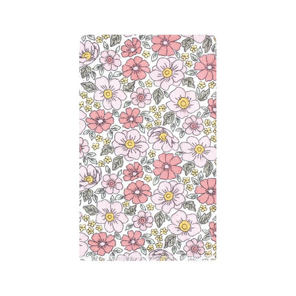 Hudson Baby Paños de tela de franela para bebé, paquete de 10, rosa amarillo floral, talla única