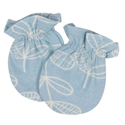 Gerber Baby-Girls 4-Pack Mittens, Ivory,yellow,blue,peach Pink, Newborn