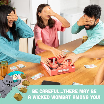 Exploding Kittens Hand to Hand Wombat by Exploding Kittens - Card Games for Adults Teens & Kids - Fun Party Games, Pink, Grey