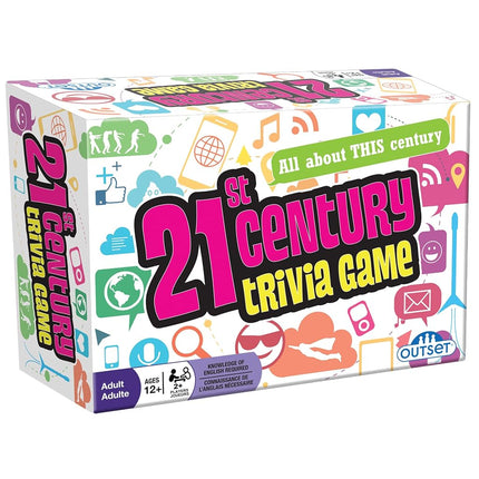 Outset Media Juego de cartas de preguntas y respuestas del siglo XXI, varios