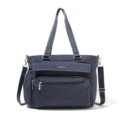 Baggallini Modern Laptop Tote, French Navy, One Si