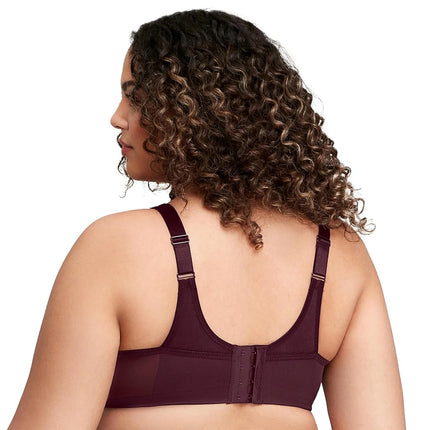 Glamorise MagicLift Active Support Wirefree Bra 1005 (Women's & Women's Plus) Wine