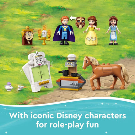 LEGO Disney Belle and The Beast’s Castle 43196 Building Kit; an Iconic Castle Construction Toy for Creative Fun; New 2021 (505 Pieces)