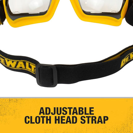 Dewalt DPG82-21 Concealer Smoke Anti-Fog Dual Mold Safety Goggle