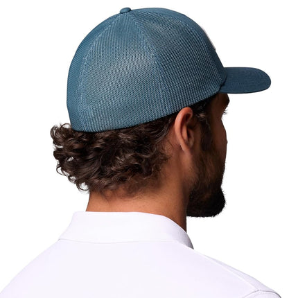 Columbia Unisex-Adult Mesh Ball Cap, Everblue/Authentic Outdoor, L