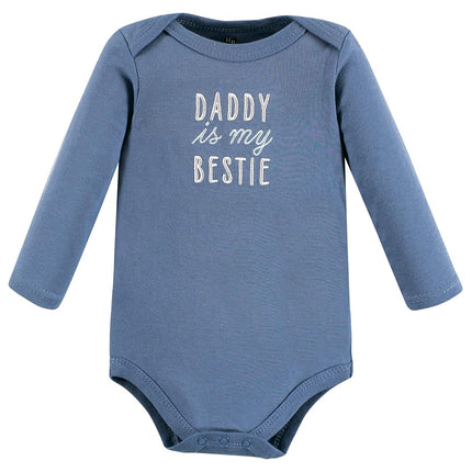 Hudson Baby Lot de 3 bodys en coton à manches longues pour bébé fille, Perfect Mommy, 12-18 mois