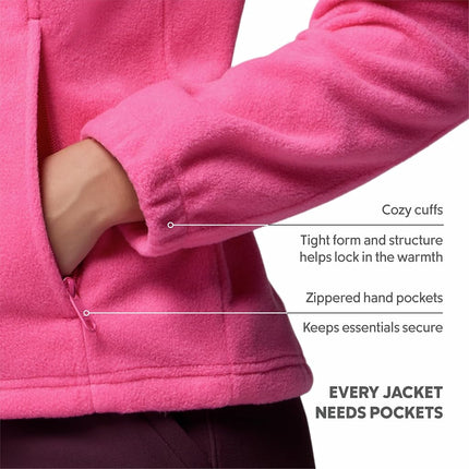 Columbia Women's Plus Benton Springs Full Zip Fleece Jacket, Nico, 3X