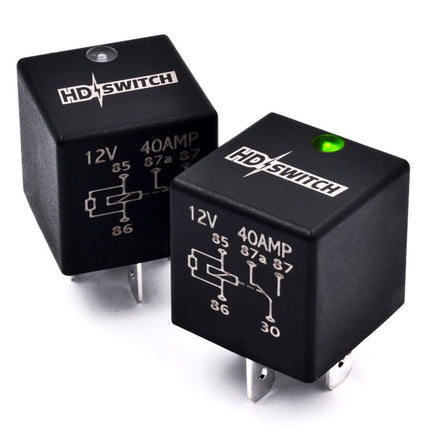 (2 Pack) HD Switch Waterproof Relay w/LED Upgrade 