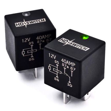 (2 Pack) HD Switch Waterproof Relay w/LED Upgrade 