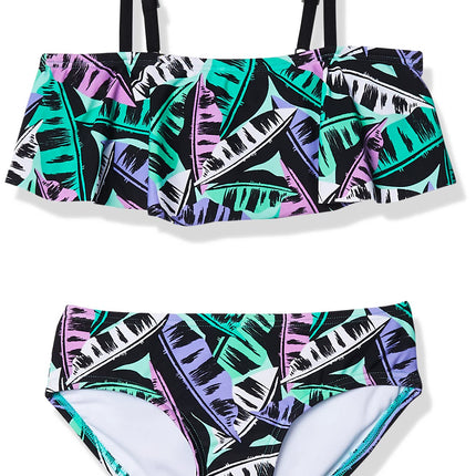 Kanu Surf Girls' Karlie Flounce Bikini Beach Sport