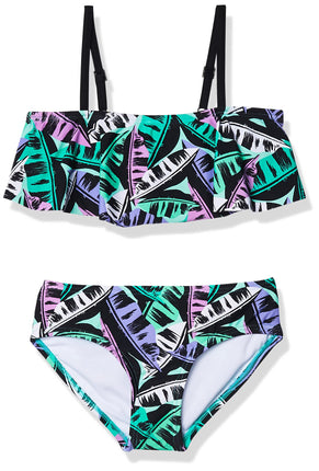 Kanu Surf Girls' Karlie Flounce Bikini Beach Sport